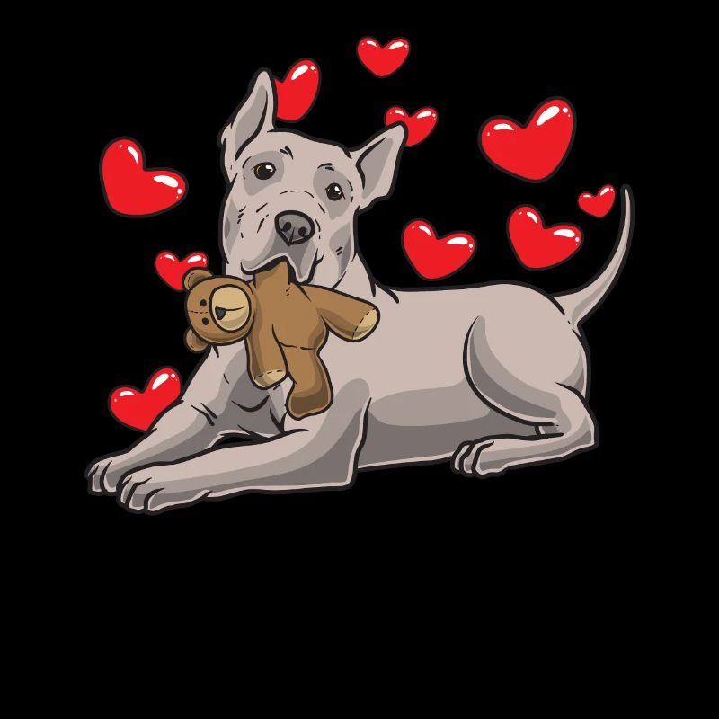 Thai Ridgeback chien avec peluche