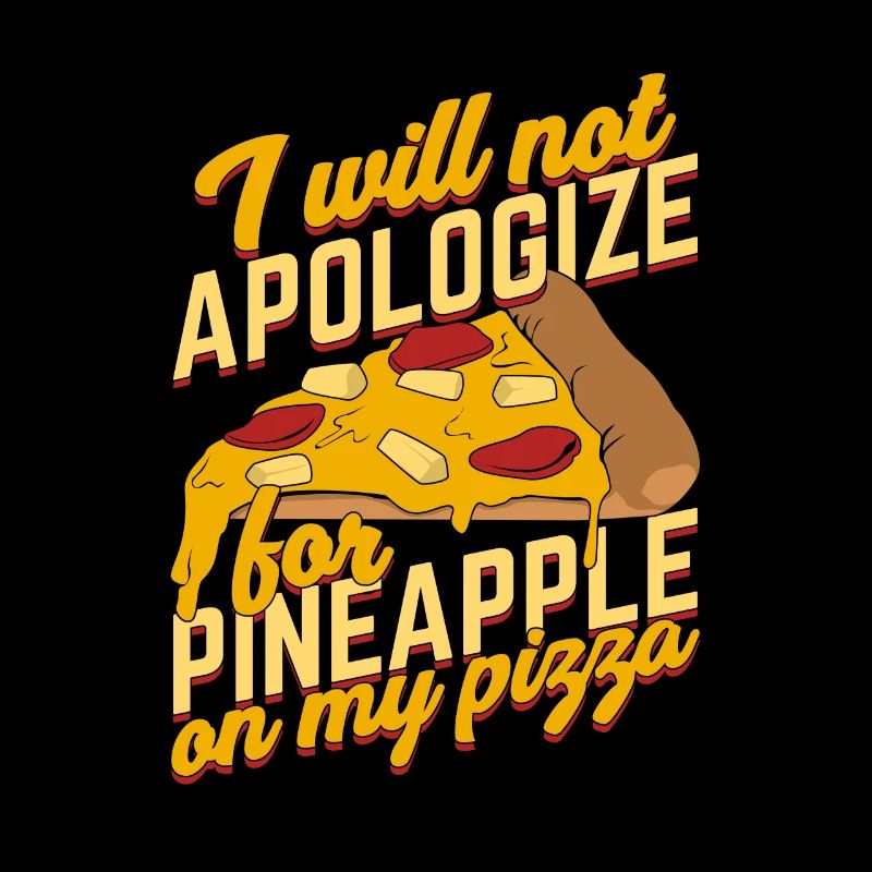 Lustiges Pizza Ananaspizza Pizzabäcker Geschenk