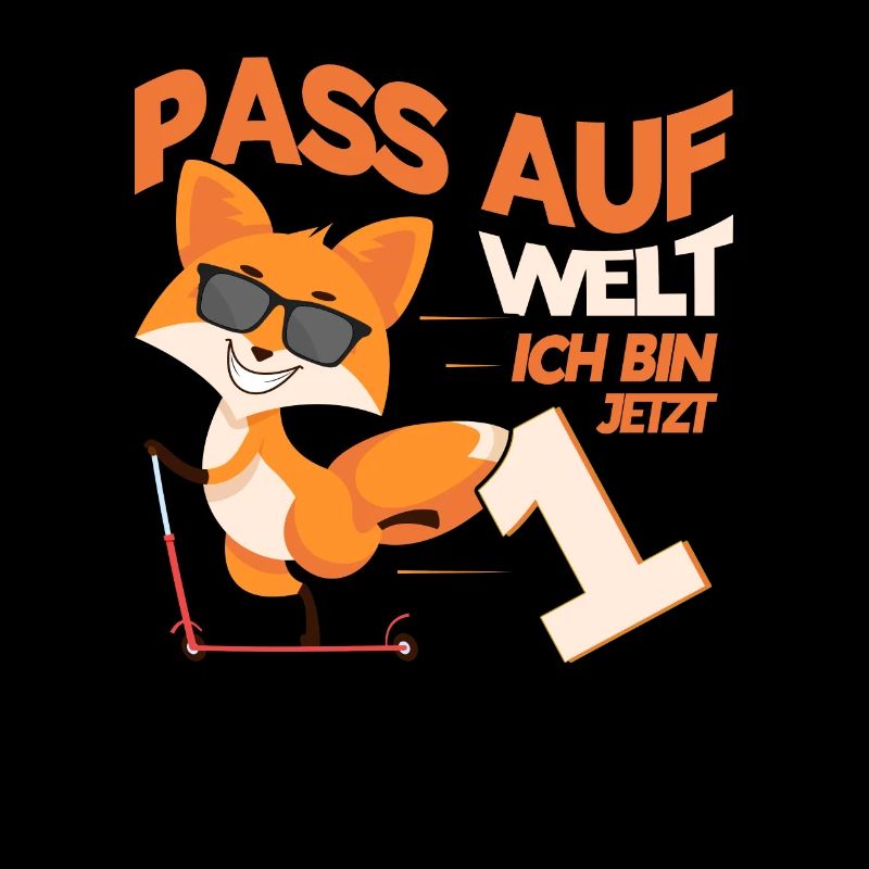 Ich Bin 1 1.Geburtstag Fuchs Geschenk