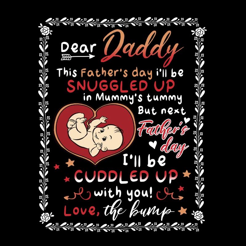 Dear Daddy The Bump Onesie Fathers Day