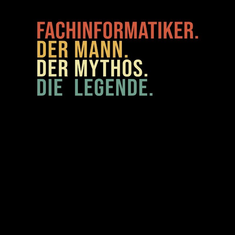 Fachinformatiker Mann Mythos Legende