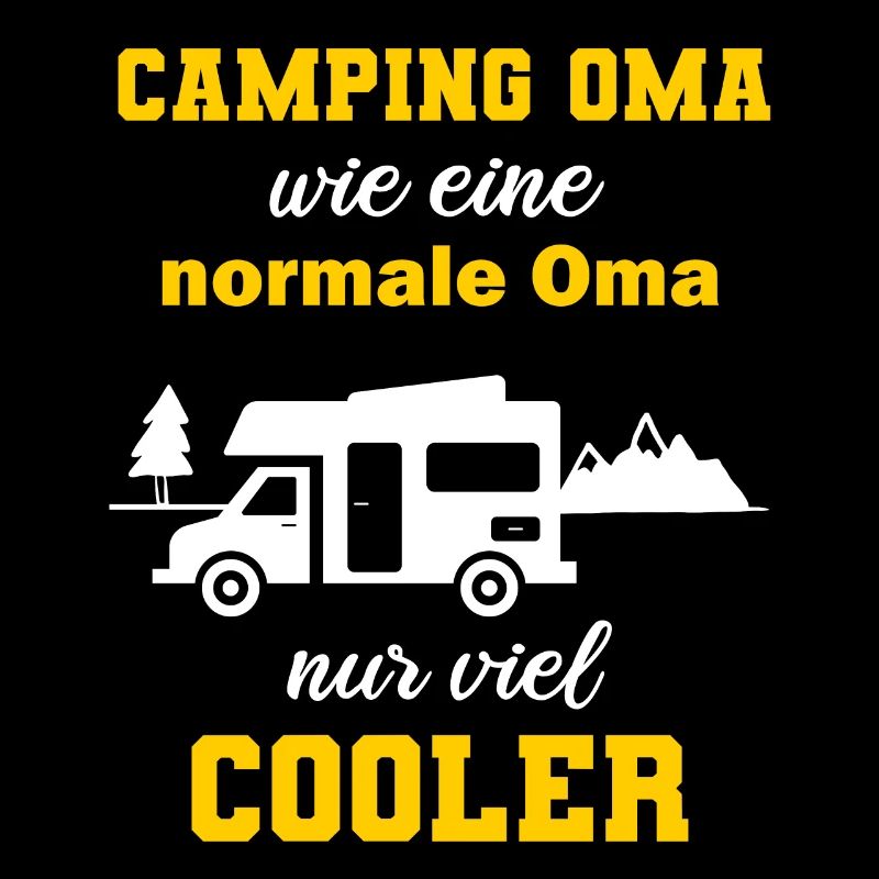 Camping Oma Wohnmobil Camper Campen Geschenk