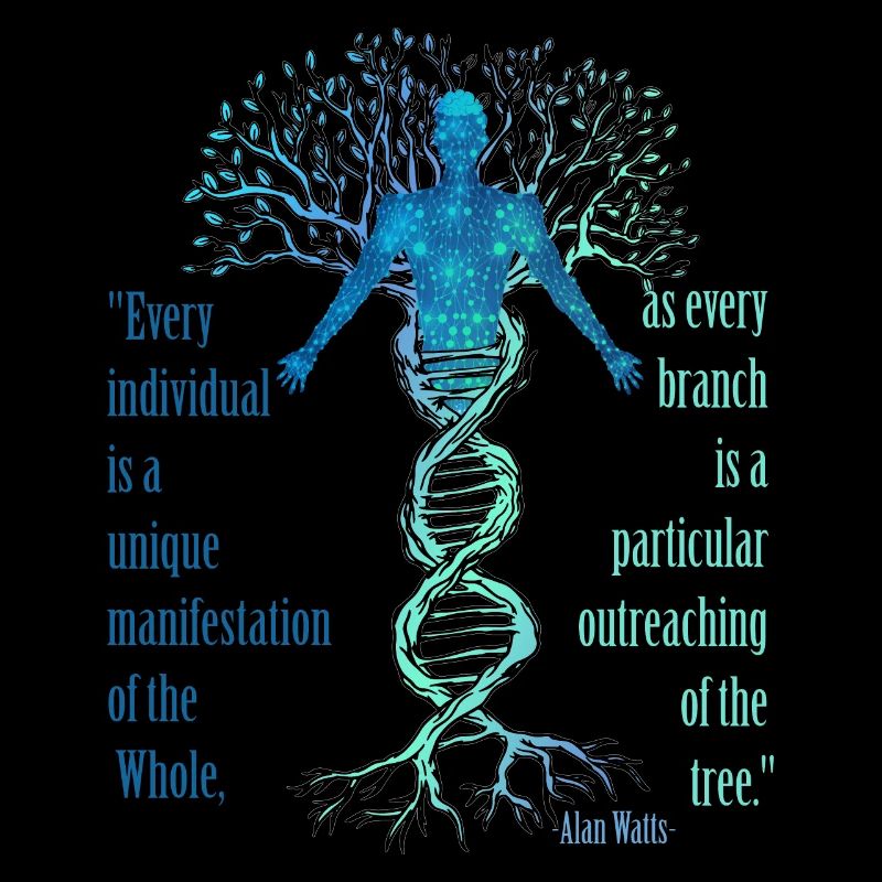 Citation d’Alan Watts : Manifestation unique de l’ensemble