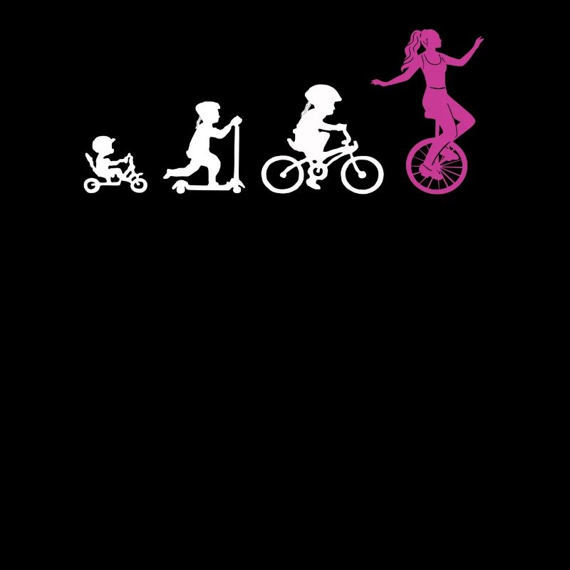 Einrad Evolution Einradfahrerin Herzschlag Zirkus