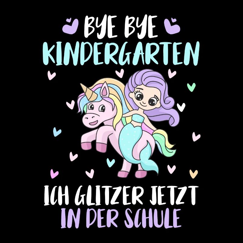 Bye Bye Kindergarten Glitzer jetzt in der Schule