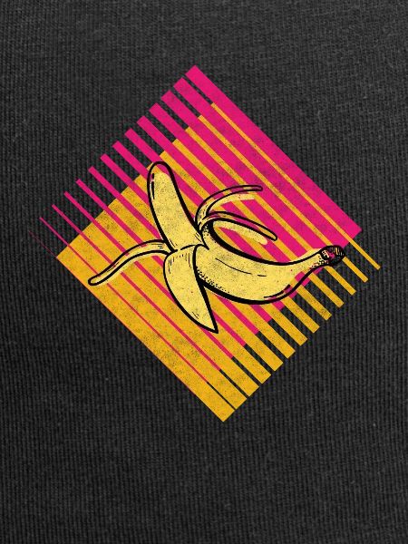 Banane Retro Obst Früchte Frucht