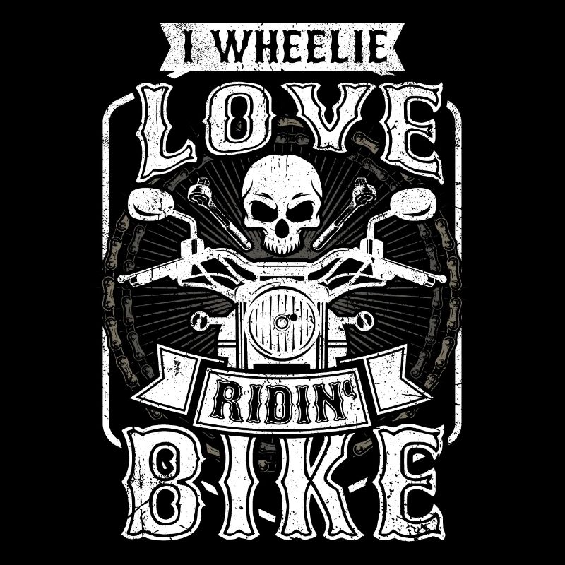 Motorcycle Tshirt Biker Cowl Moped Bobber MC Racer