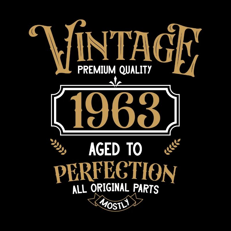 1963 Vintage Geburtstag