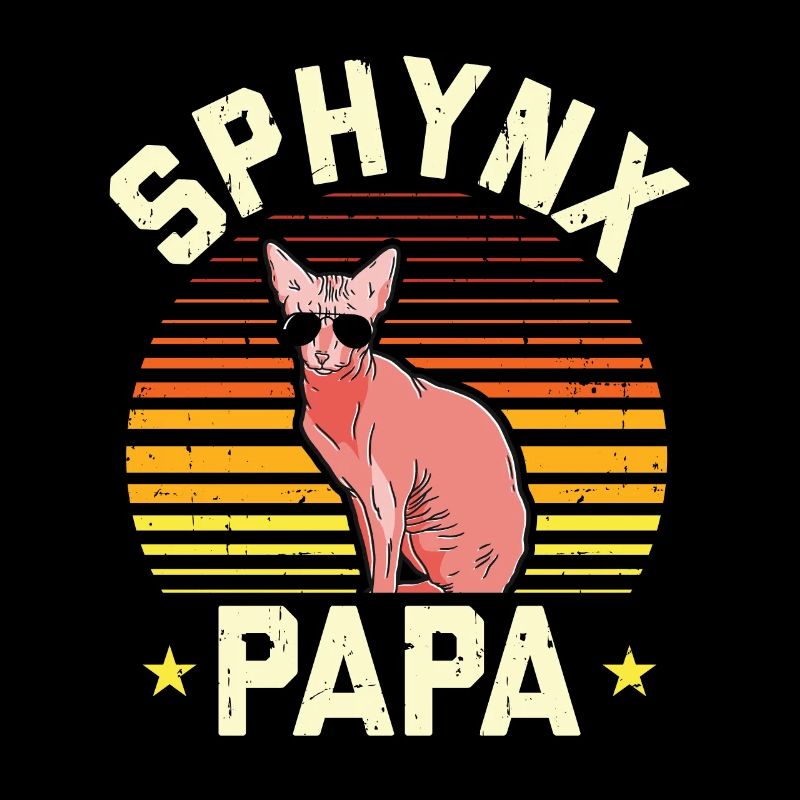 Sphynx Papa Sphynx Cat Cat Owner Gift