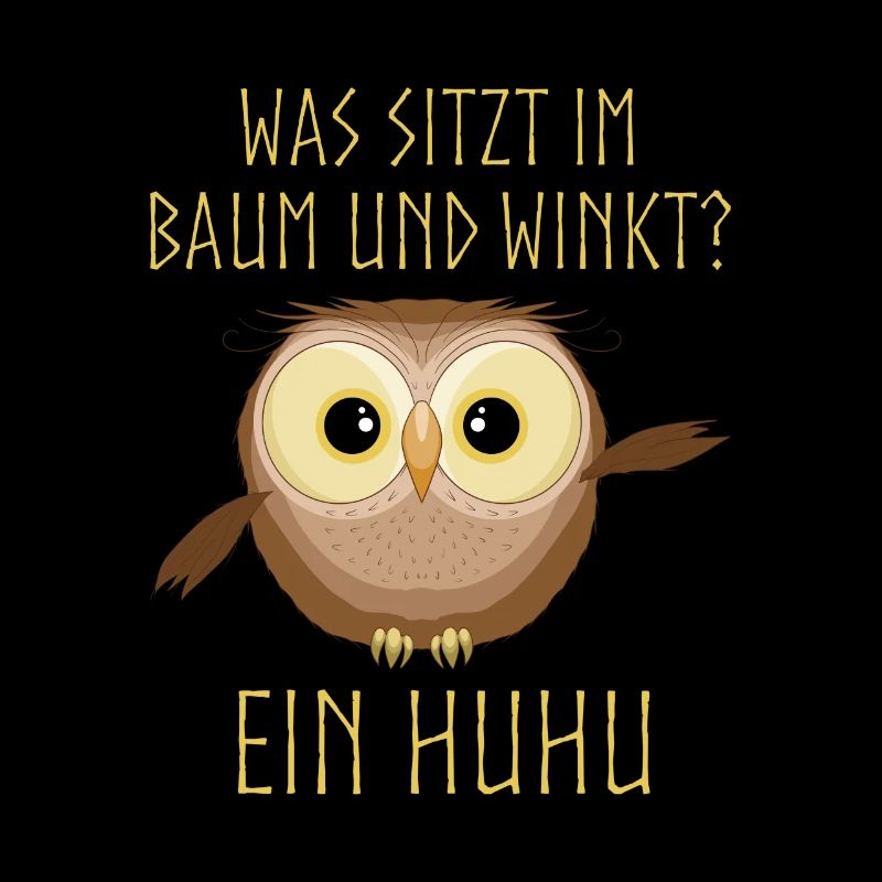 Eule Huhu Wortwitz