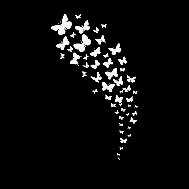 beau essaim papillon