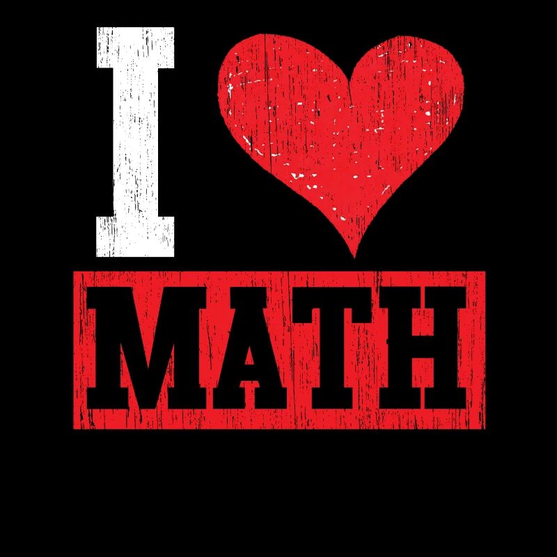 I love math heart mathematics