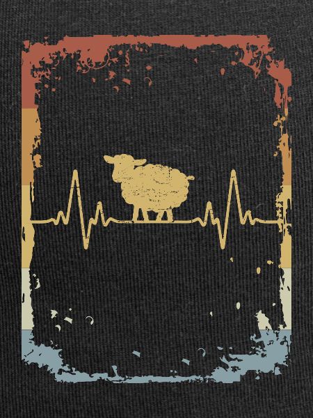 Sheep Heartbeat Retro