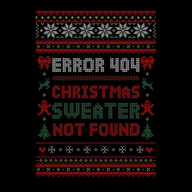 Error 404 - Christmas Sweater not found