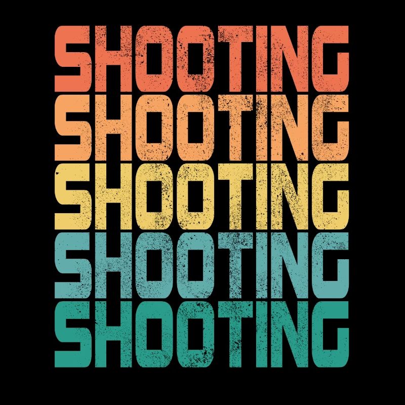 Schießen Shooting Spruch Retro Geschenk
