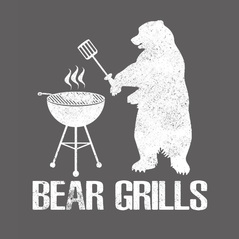 Bear Grills - Bär beim grillen oder BBQ Barbecue