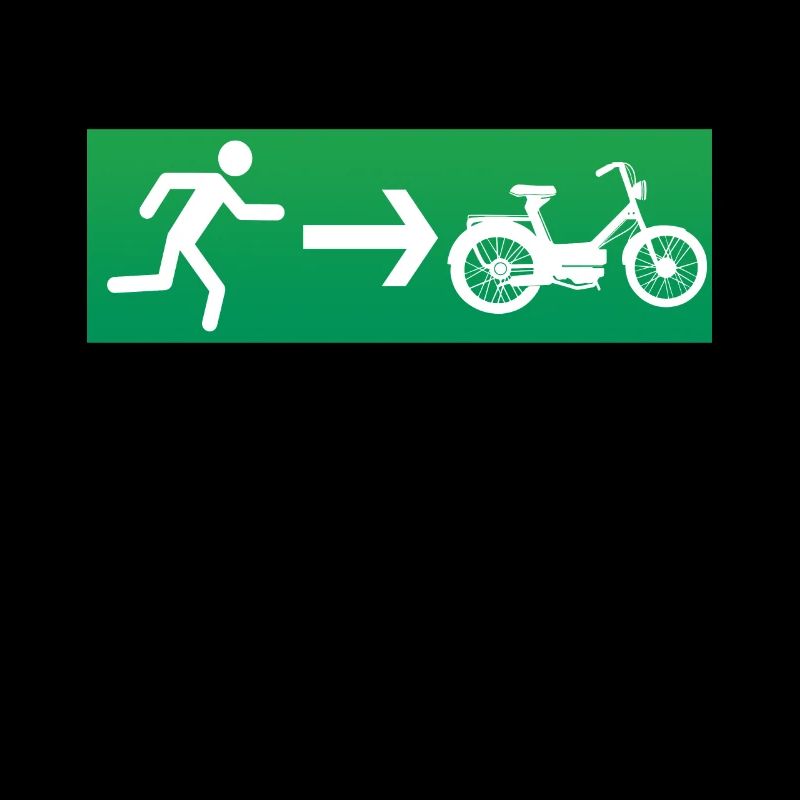 Emergency exit moped moped