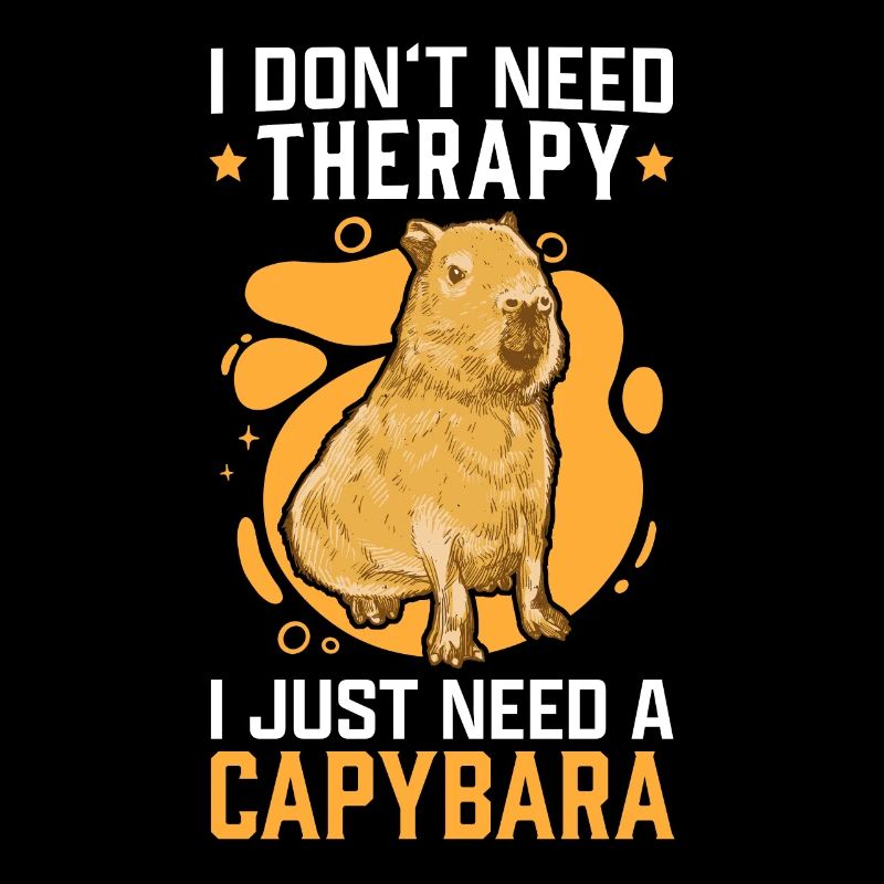 Capybaras sind meine Therapie Capybara