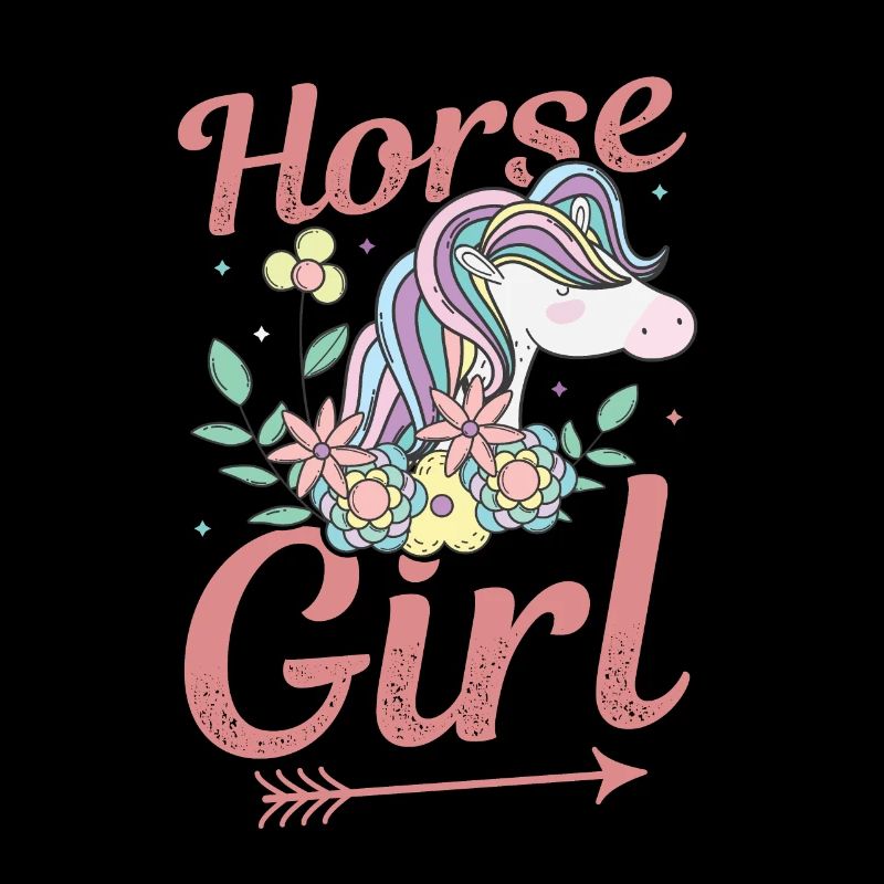 I Love My Horses Reitpferd Mädchen