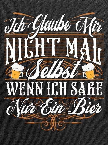 Lustiger Bier Spruch