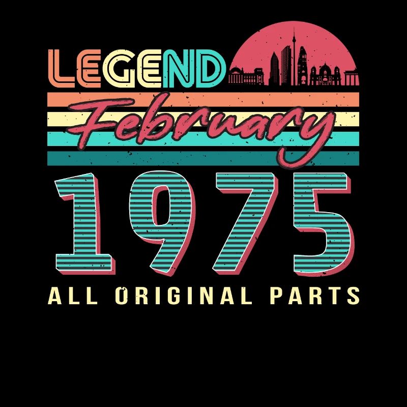 Février 1975 Original Retro