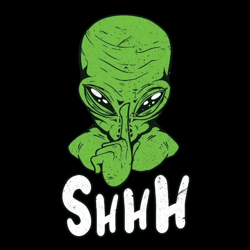 Psst Professeur de classe d’école tranquille Alien