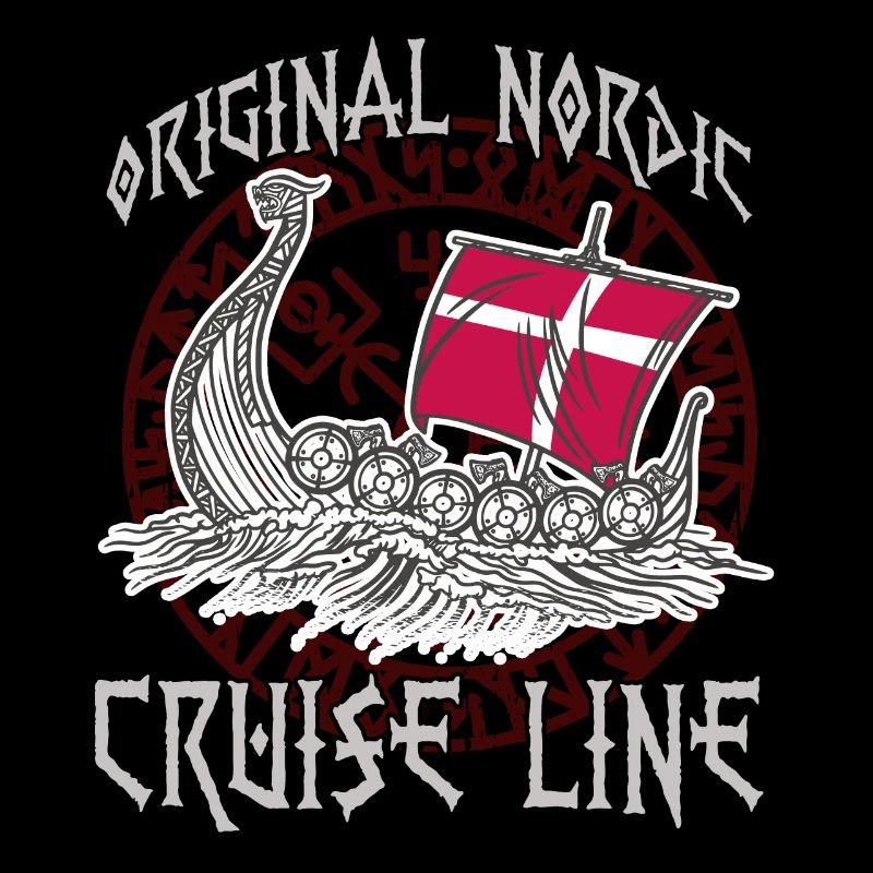 Nordmann Krieger Langboot Wikinger Kostüm Wikinger