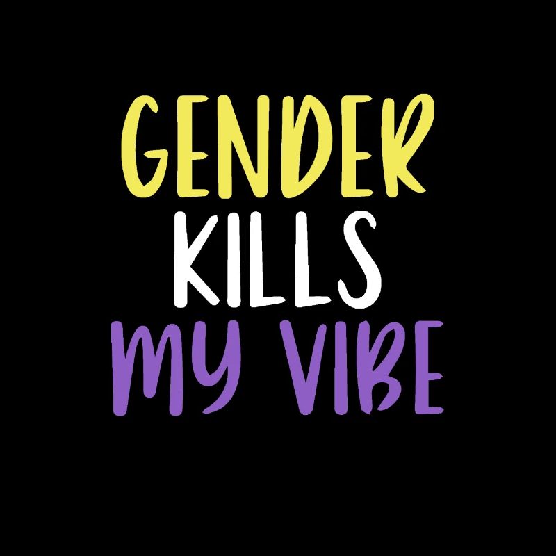 Funny Nonbinary Genderqueer Pride - Gender Kills
