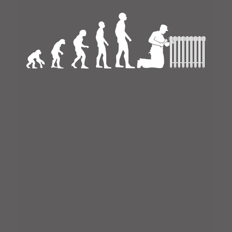 Heizungsbauer Evolution Handwerker Geschenk