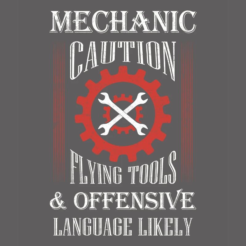 Flying Tools & Offensive Language Likely Mechanic