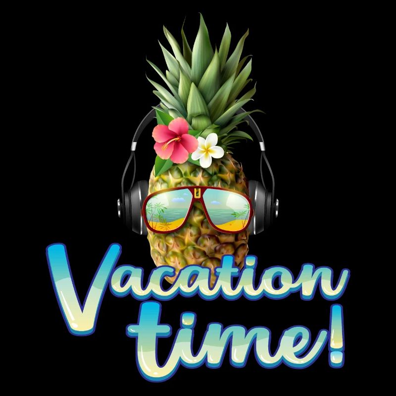 Vacation time - Holiday time - Pineapple