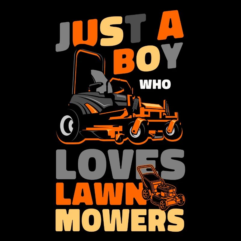 Lawn Mower Mowing Dad Father