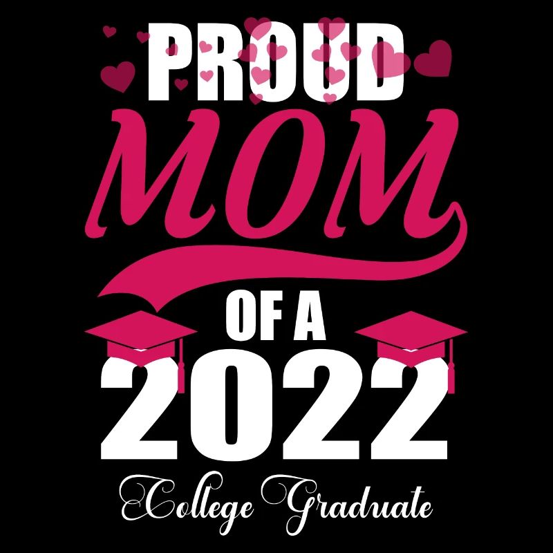 Stolze Mutter eines 2022 College Graduate Senior 22 Mom