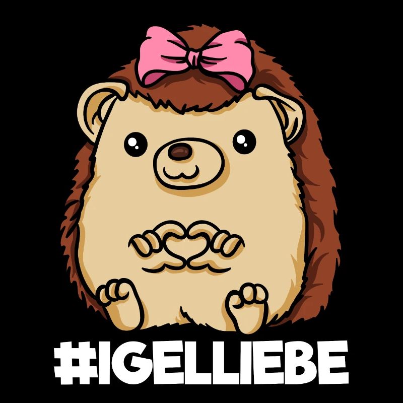 Igelliebe Igelmama Igel Mama Herz