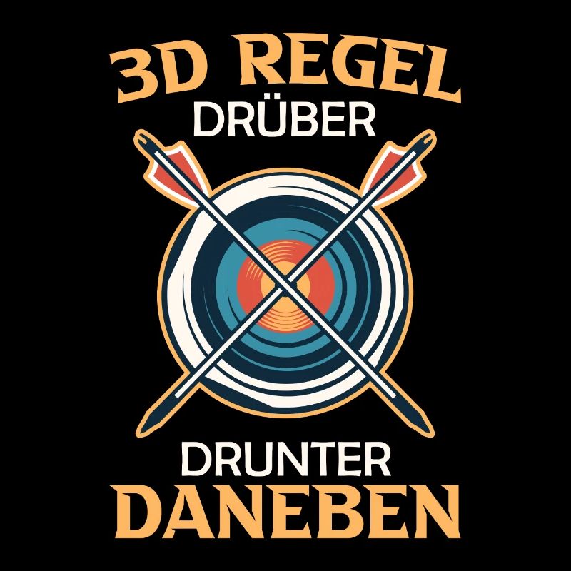Drüber Drunter Daneben 3D Regel Bogenschießen