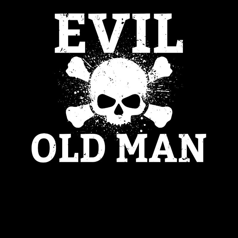 Evil old man The Evil Old Man Skull