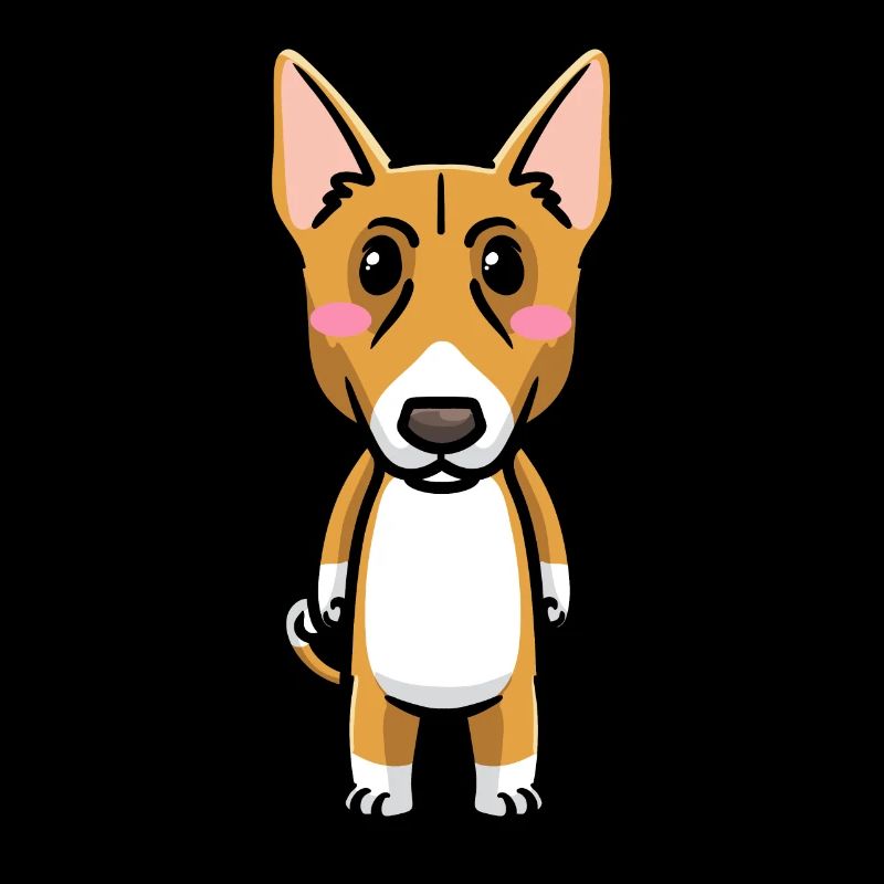 Émoticône de chien Basenji