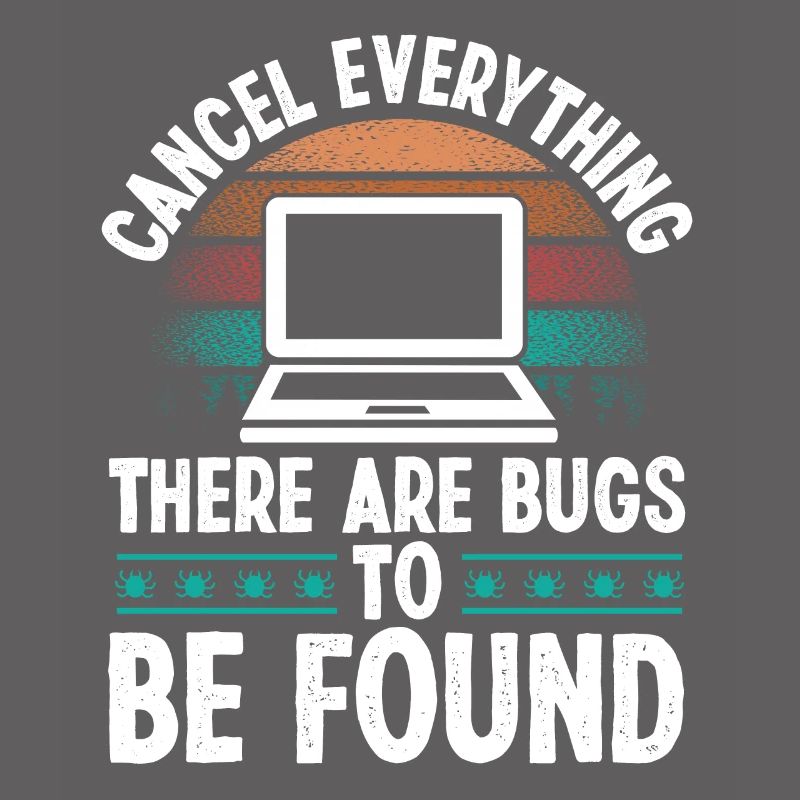 Assurance qualité Vintage Bugs Code Testing QA