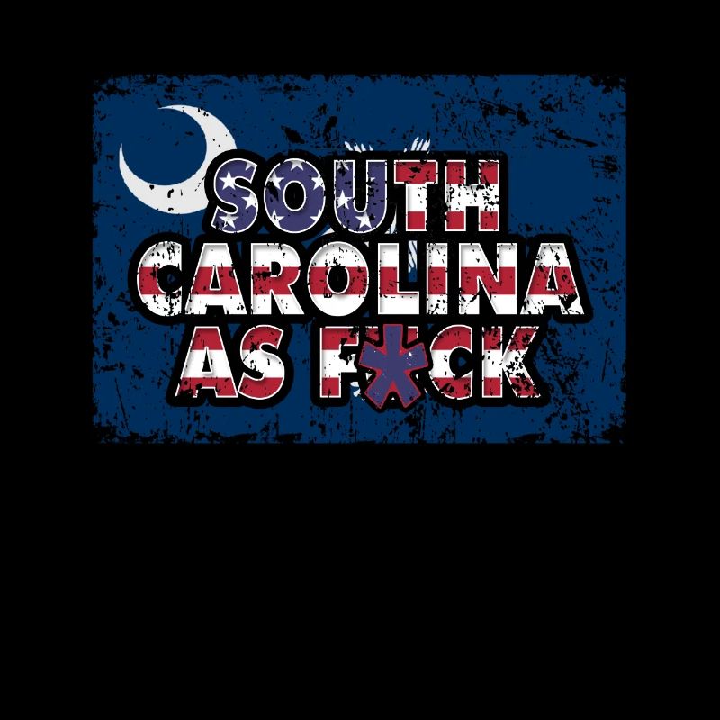 Amérique Drapeau de l’État des États-Unis Caroline du Sud