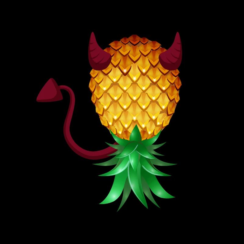 Swinger Upside Down Bad Pineapple Devil Horn