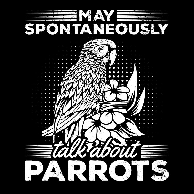 Funny Parrot Bird I can spontaneously talk about