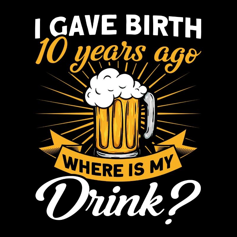 10th Birthday Beer Drinking Mom Mom