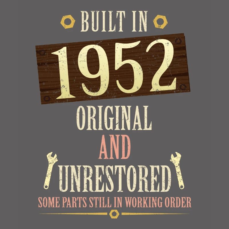 Construit dans l’original de 1952 et non restauré