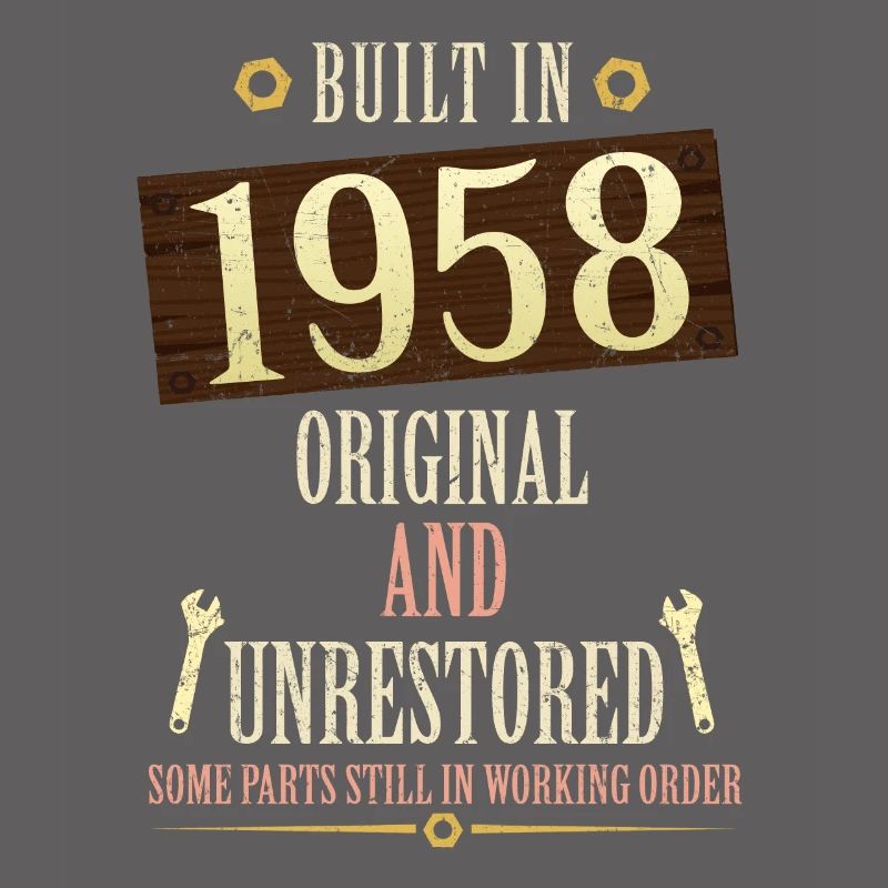 Construit dans l’original de 1958 et non restauré