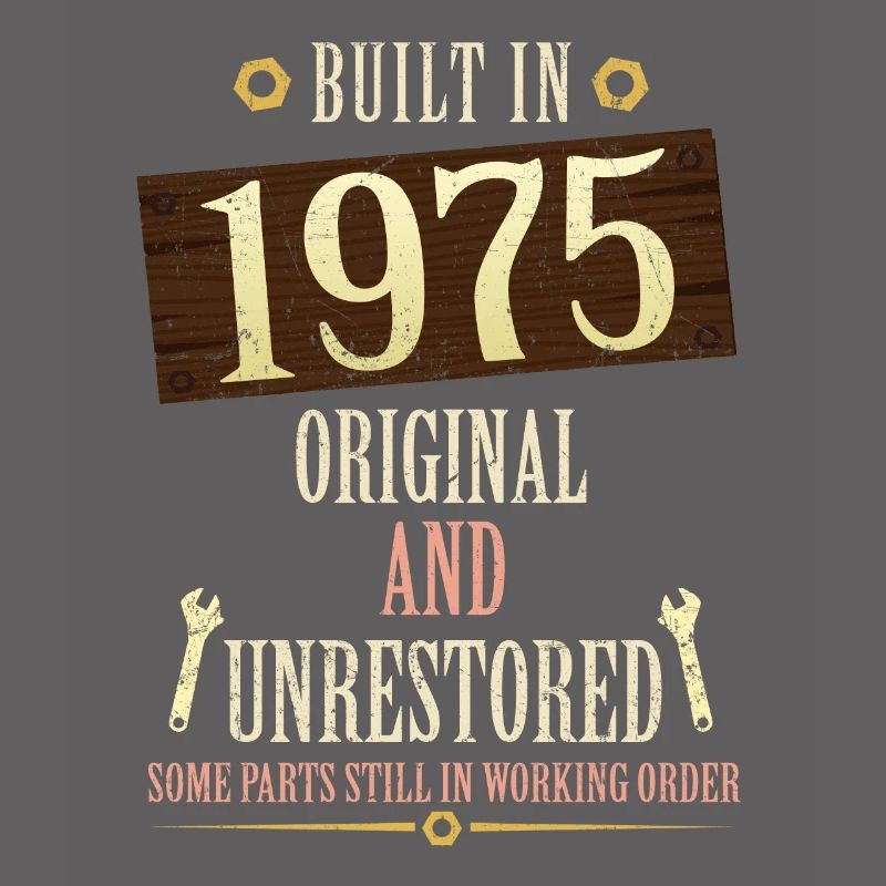 Construit dans l’original de 1975 et non restauré