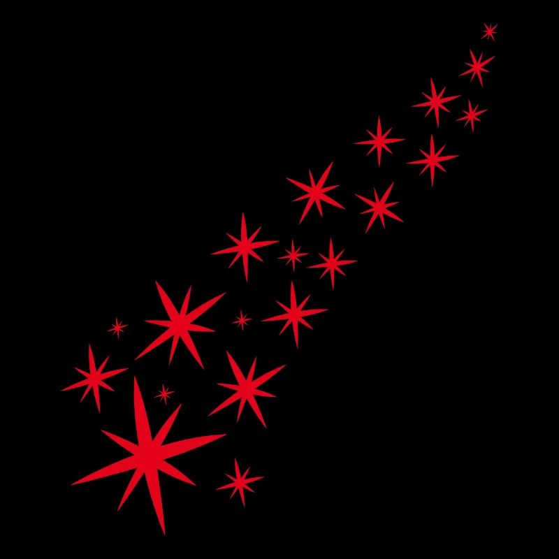 Ciel étoilé rouge