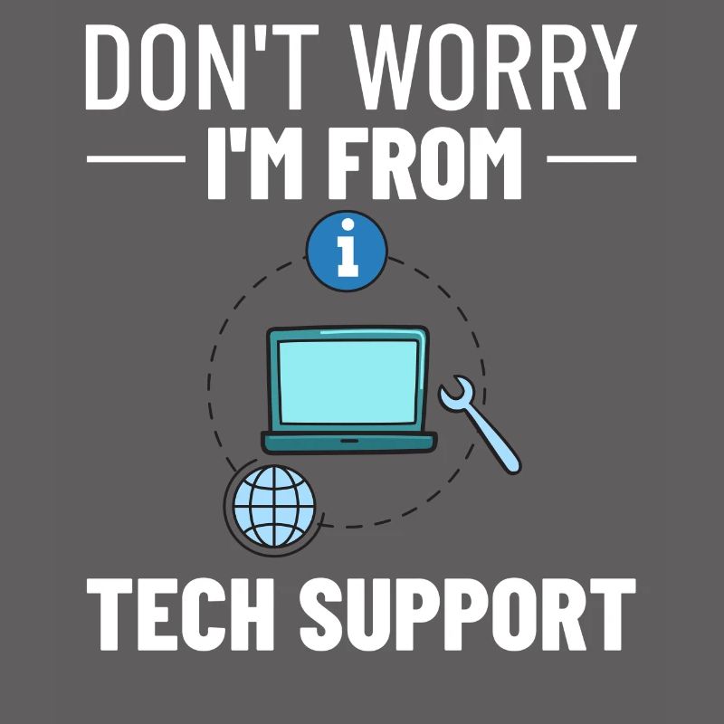 Tech Support IT Technischer Hilfe Helpdesk