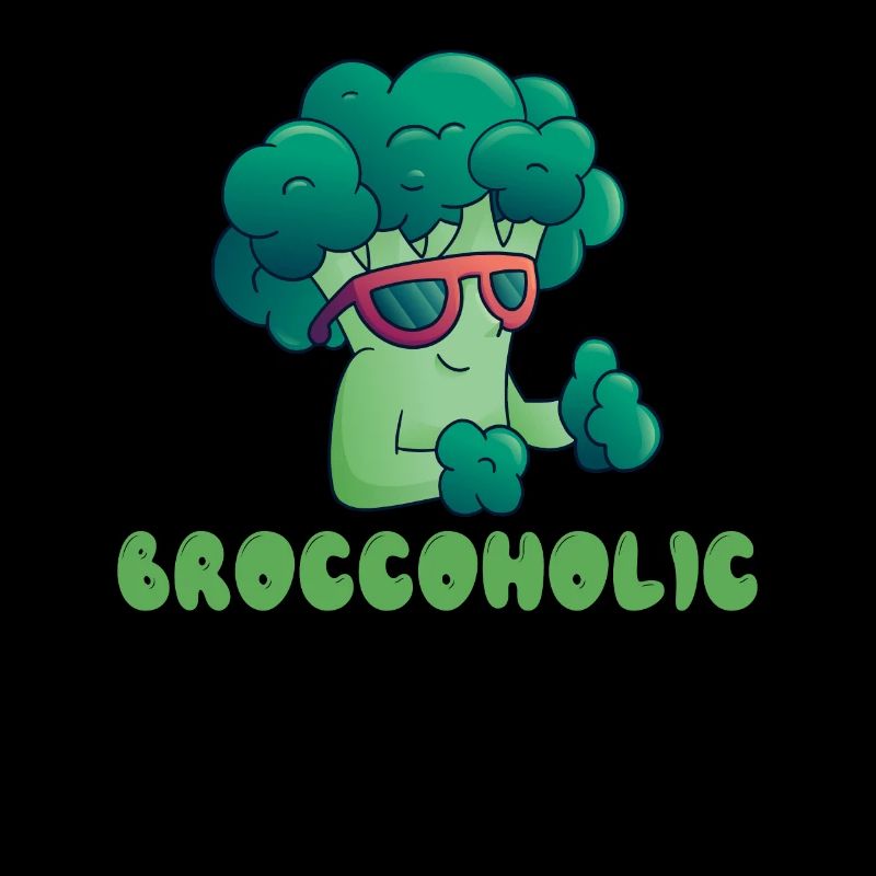 Broccoholic Végétalien Végétarien et Végétarien