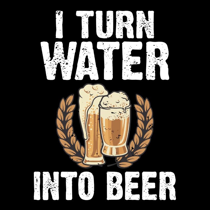 Je transforme l’eau en bière Brassage de bière passionné