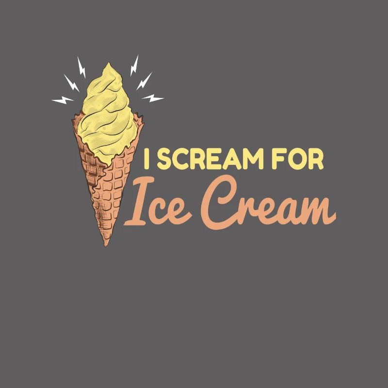 Scream For Ice Cream Eiscreme Eis